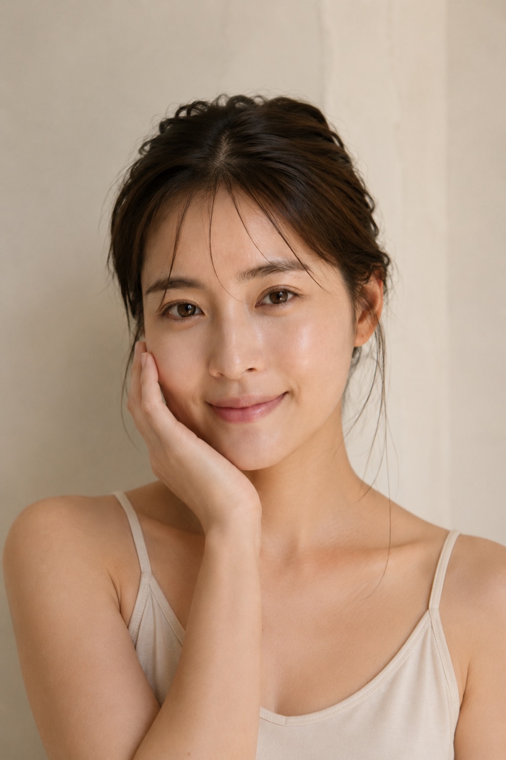 MavY.の肌管理を受けた女性のポートレート
